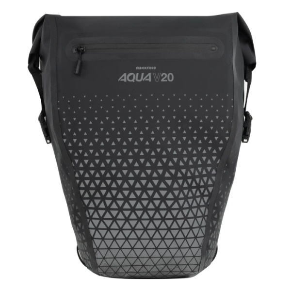 Oxford Oxford Aqua V 20 Extreme Visibility Single QR Pannier Bag Black